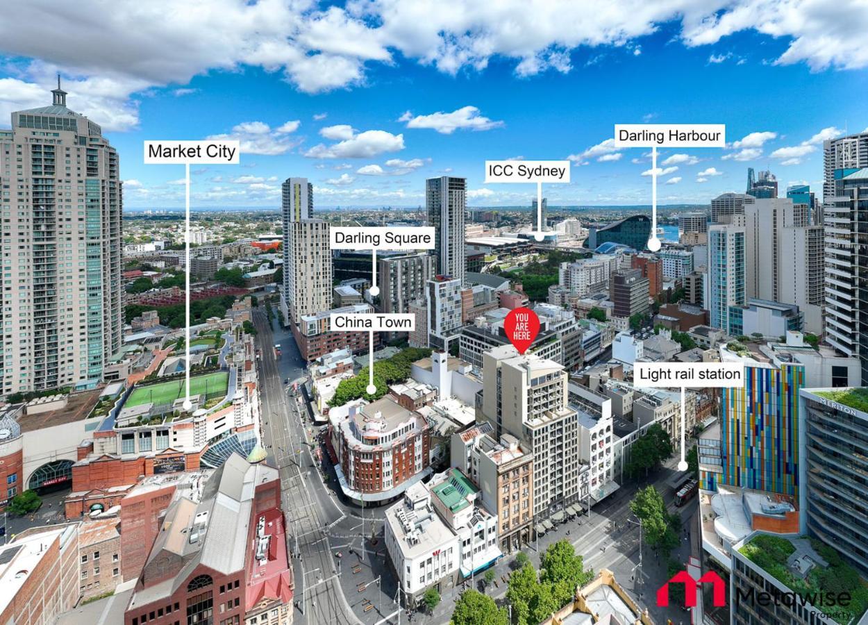Metawise Sydney Cbd Haymarket Luxe 2Bed Penthouse Aqua Exteriér fotografie